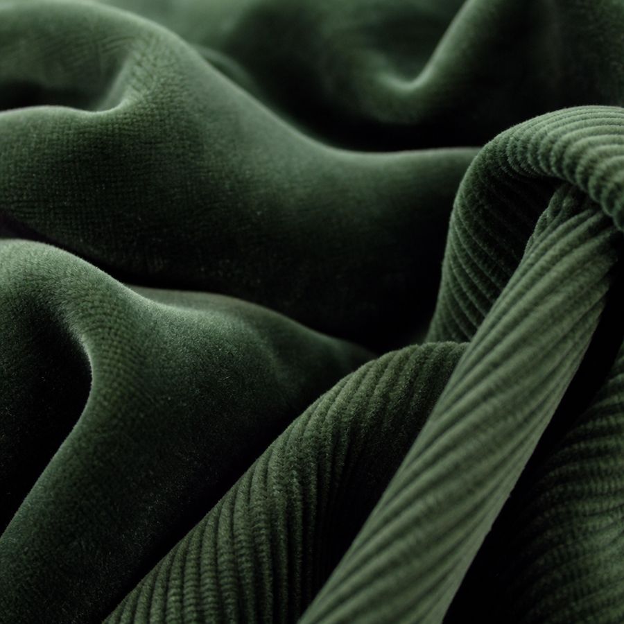 Pontoglio 1883 cotton velvet — velvet cloth macro, cut made to measure by Linea di Biella